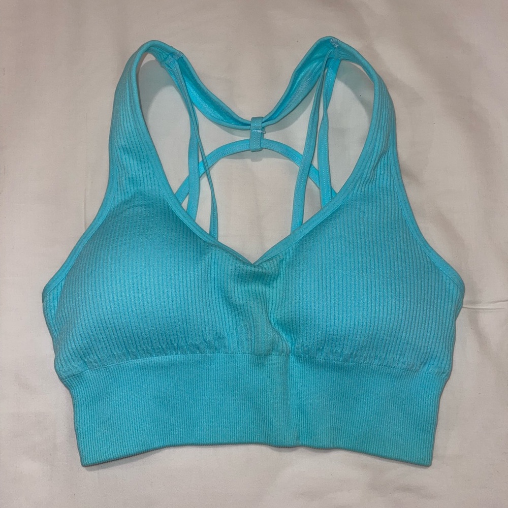 NVGTN Galaxy Sports Bra (Aqua)